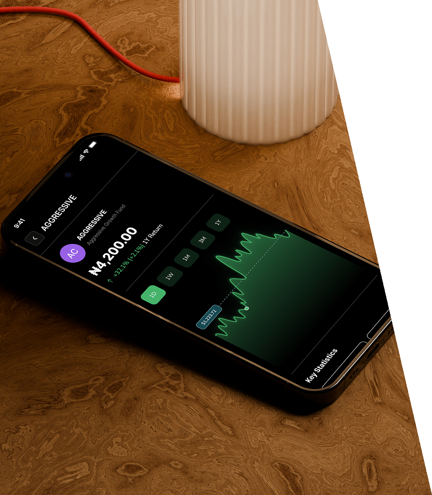 Investment app on phone